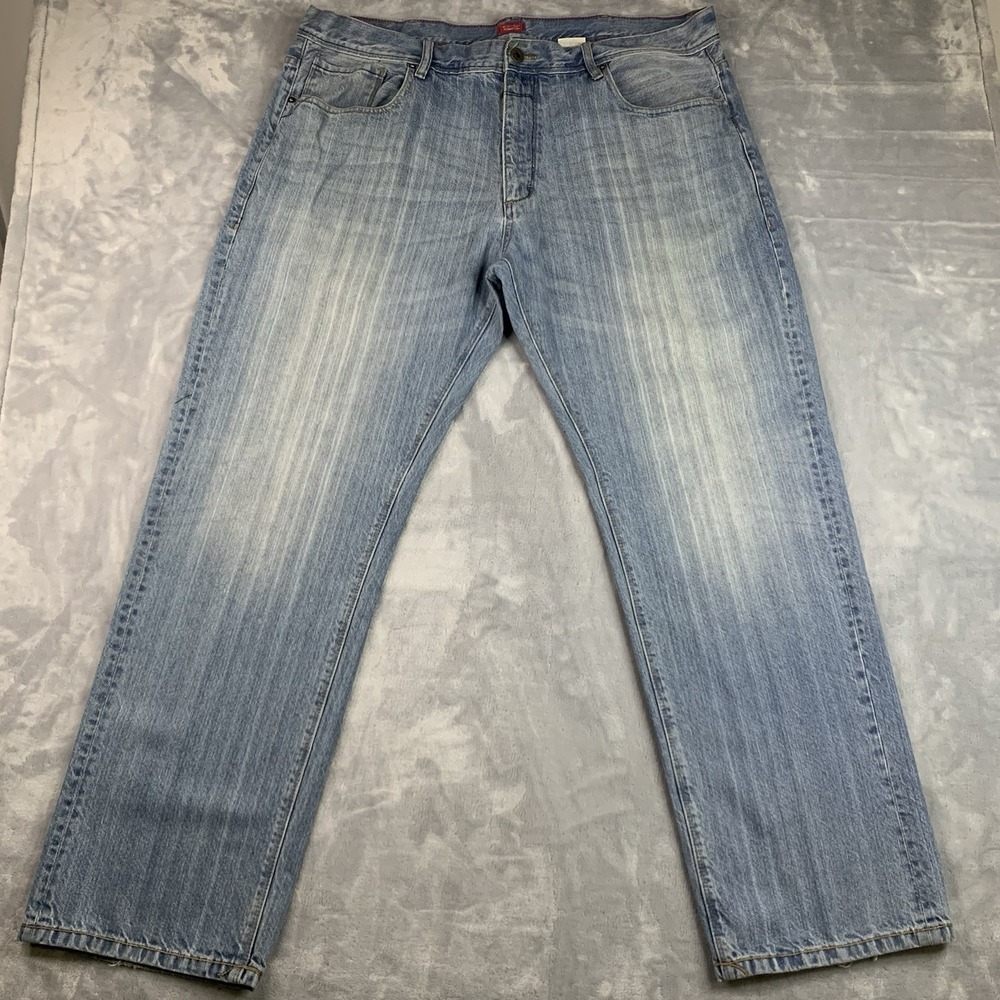 Sean John Jeans Mens 40x32 Blue Relaxed Hamilton Straight Denim Y2K Hip‎ Hop
